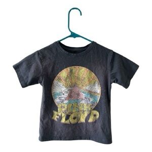 Pink Floyd Bleach Dyed Graphic Tee XS 4/5 Youth Prism Band Shirt
